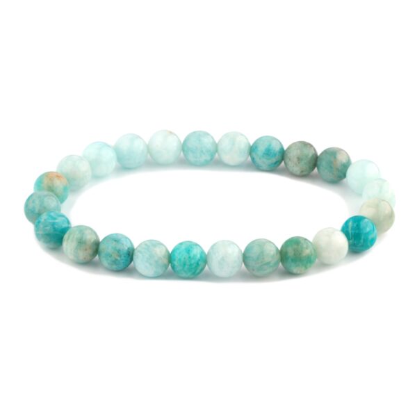 AdiShakti Amazonite Bracelet: Stone of Courage - Image 2