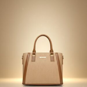 Golden Weave Handbag