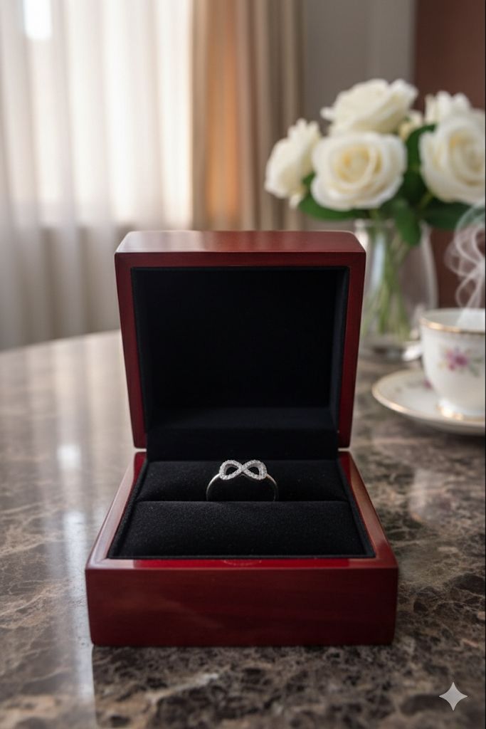 Infinity Silver ring - Image 3