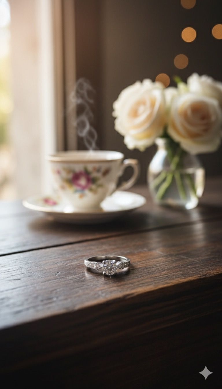 Radiant Center Stone Ring