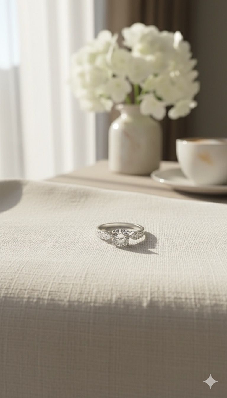 Radiant Center Stone Ring - Image 3